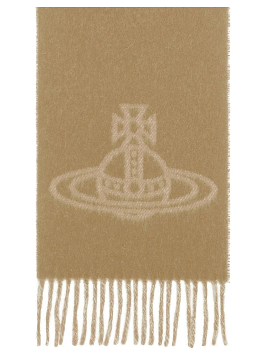 Women's Vivienne Westwood 25X180cm Scarf Camel