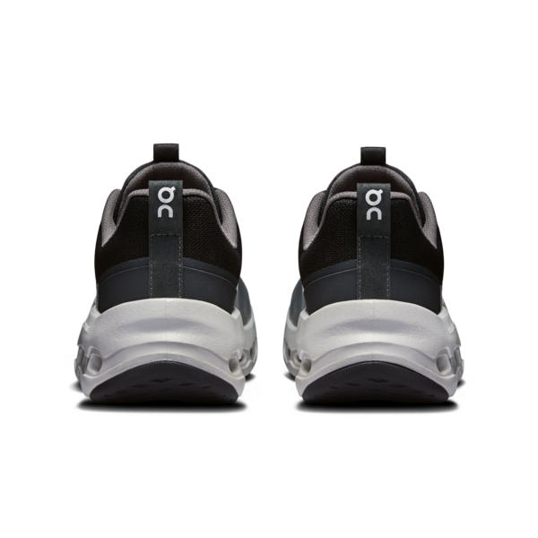 Unisex On Running Youth Cloudleap in Black White — view 4
