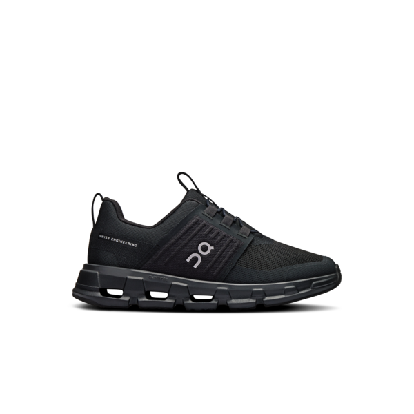 Unisex On Running Kids Cloudswift Trainers in Black Black