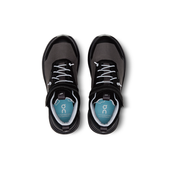 Unisex On Running Kids Cloudhero Mid Waterproof Eclipse | Black — view 4