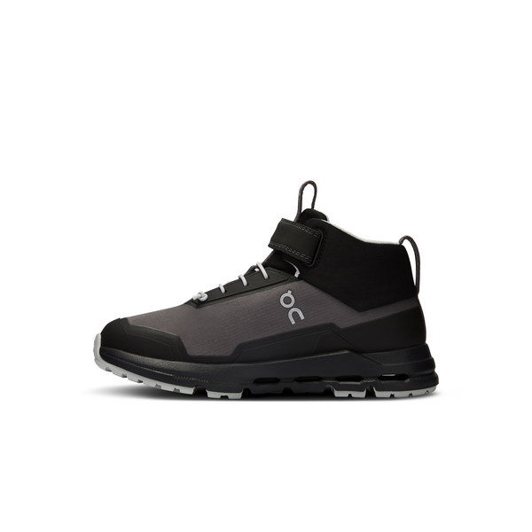 Unisex On Running Kids Cloudhero Mid Waterproof Eclipse | Black — view 3