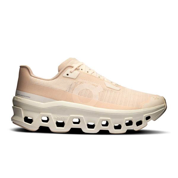 Women's On Running Cloudmonster Void Trainers in Dew I Ivory