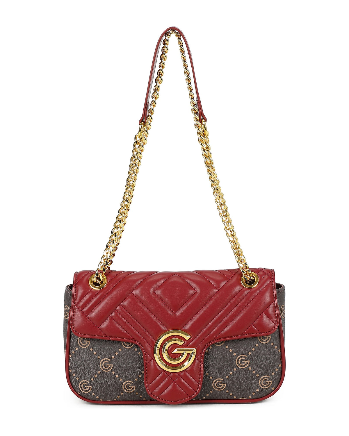 Women's Gabriella G Cindy Crossbody Bag Bordeaux