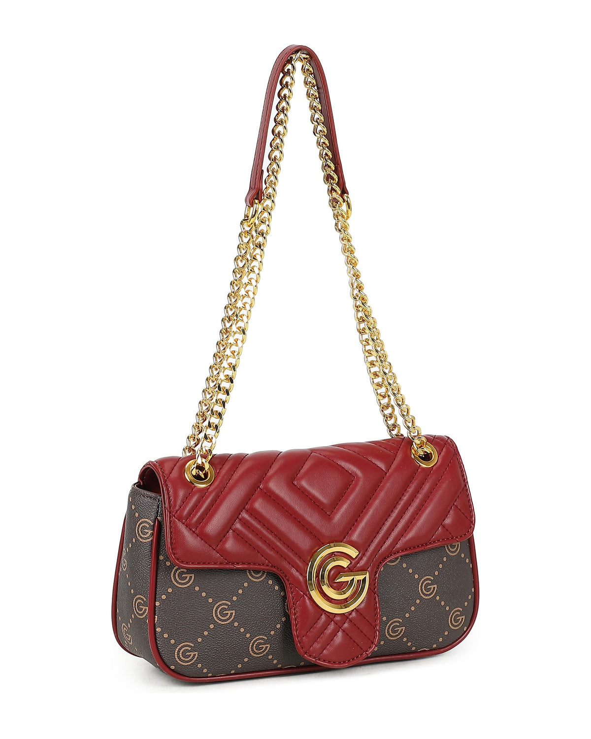 Women's Gabriella G Cindy Crossbody Bag Bordeaux