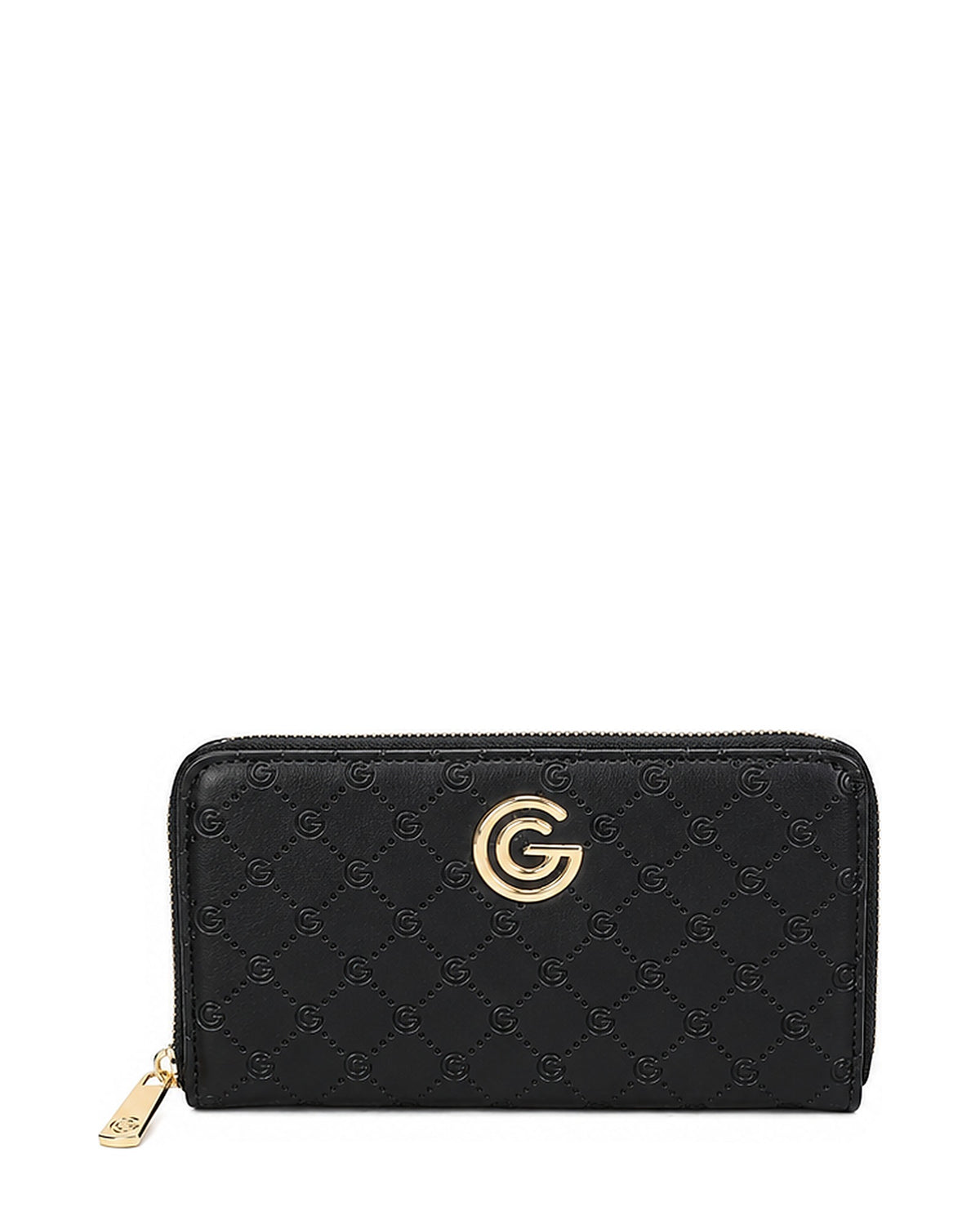 Women's Gabriella G Irina Zip Wallet Black
