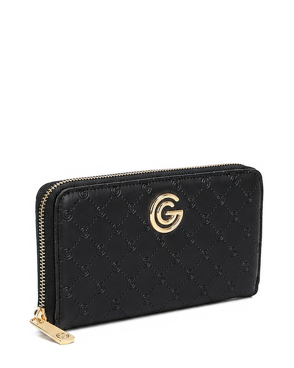 Women's Gabriella G Irina Zip Wallet Black