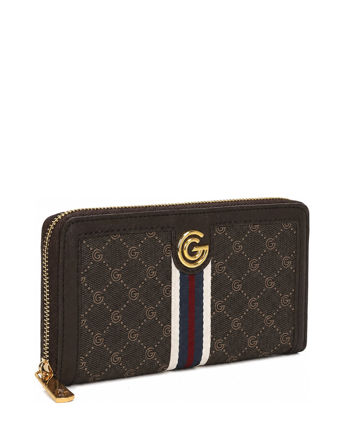 Women's Gabriella G Irina Zip Wallet Brown