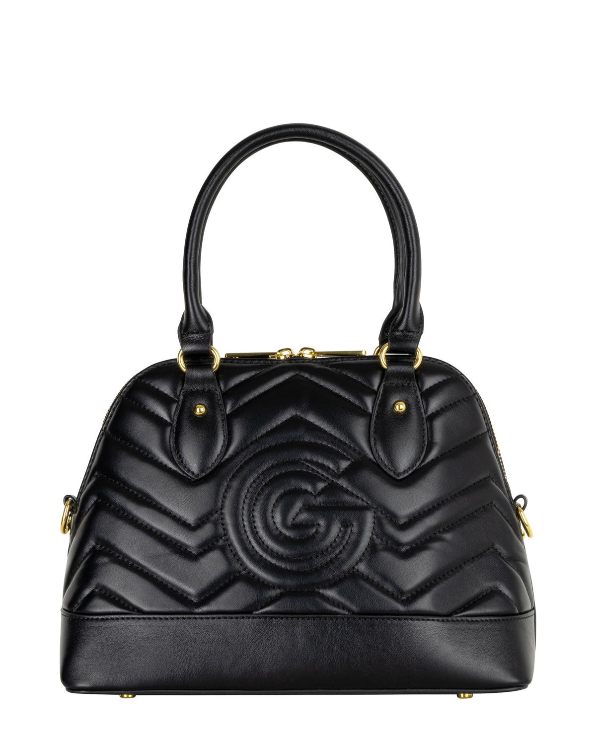 Women's Gabriella G Jackie Little Handle Bag Black