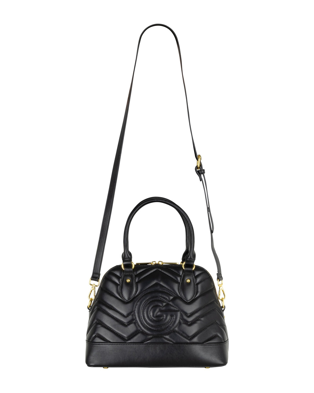 Women's Gabriella G Jackie Little Handle Bag Black