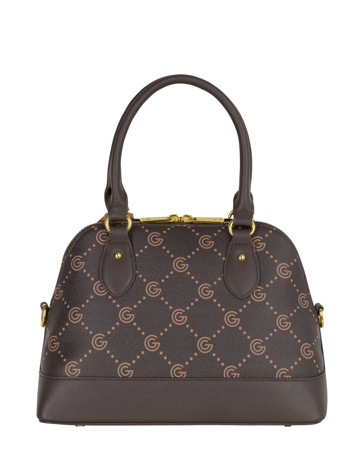 Women's Gabriella G Jackie Zip Handle Bag Brown