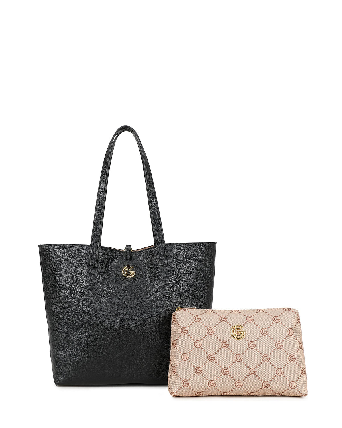 Women's Gabriella G Luana Reversible Shopping Bag Black