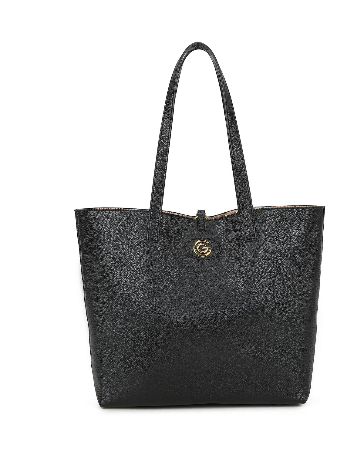 Women's Gabriella G Luana Reversible Shopping Bag Black