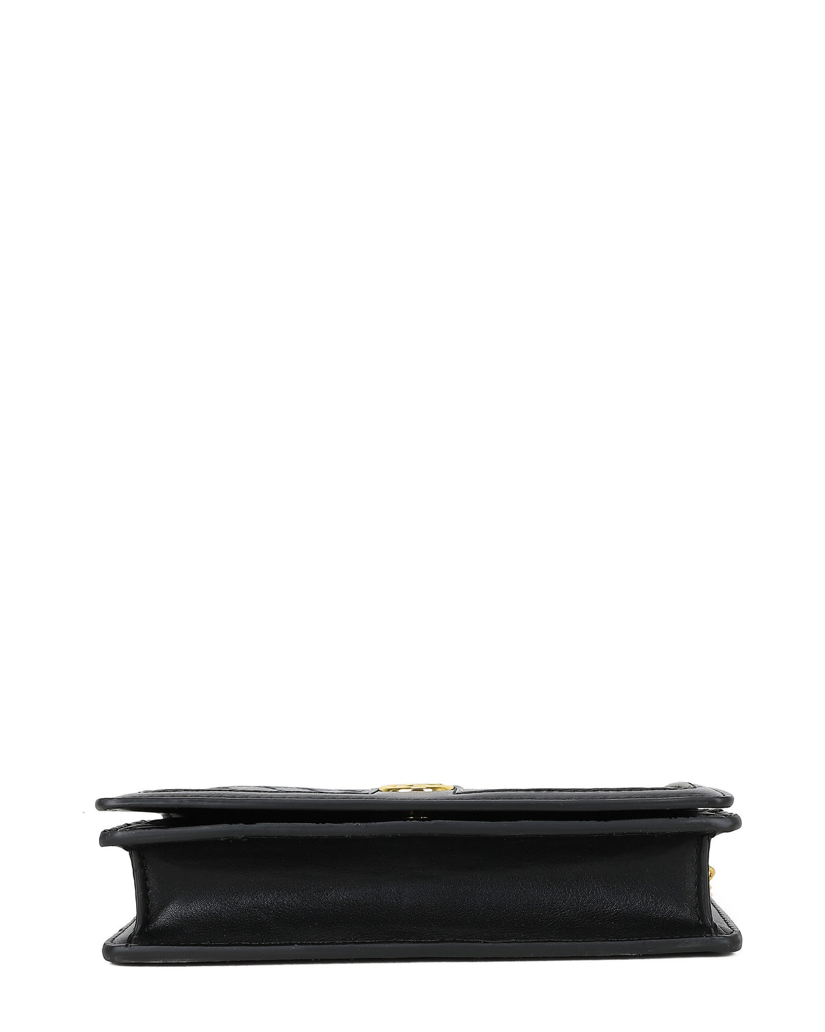 Women's Gabriella G Queen Wallet on Chain Black