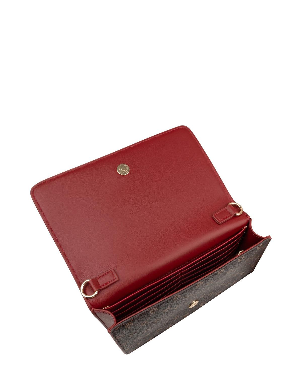 Women's Gabriella G Queen Wallet on Chain Bordeaux