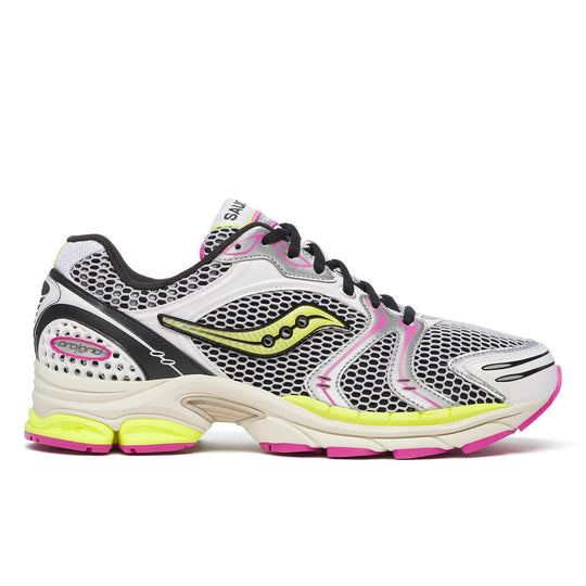 Women's Saucony Progrid Triumph 4 in White Fluo