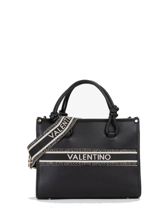 Women's Valentino Aella Shopper Bag in Black