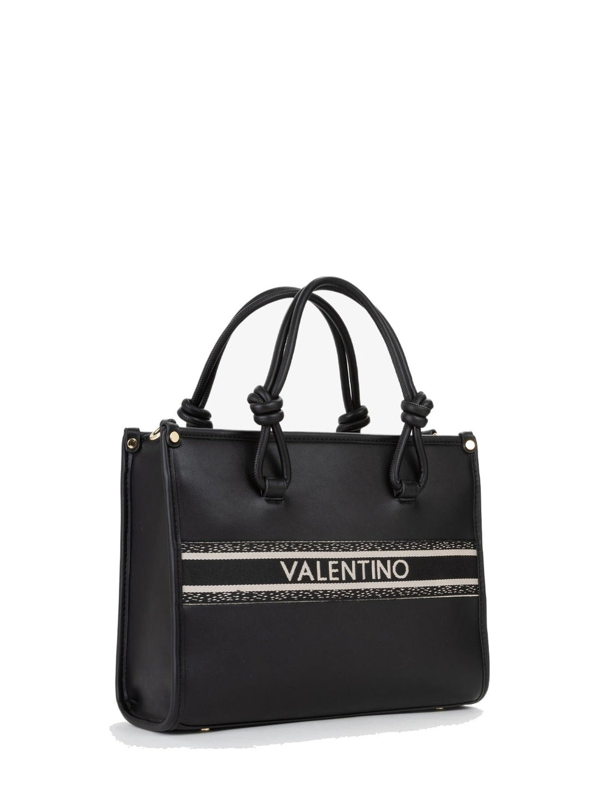 Women's Valentino Aella Shopper Bag in Black