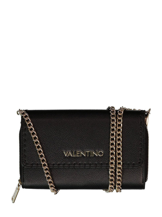 Women's Valentino Aleksandra Wallet & Chain in Black