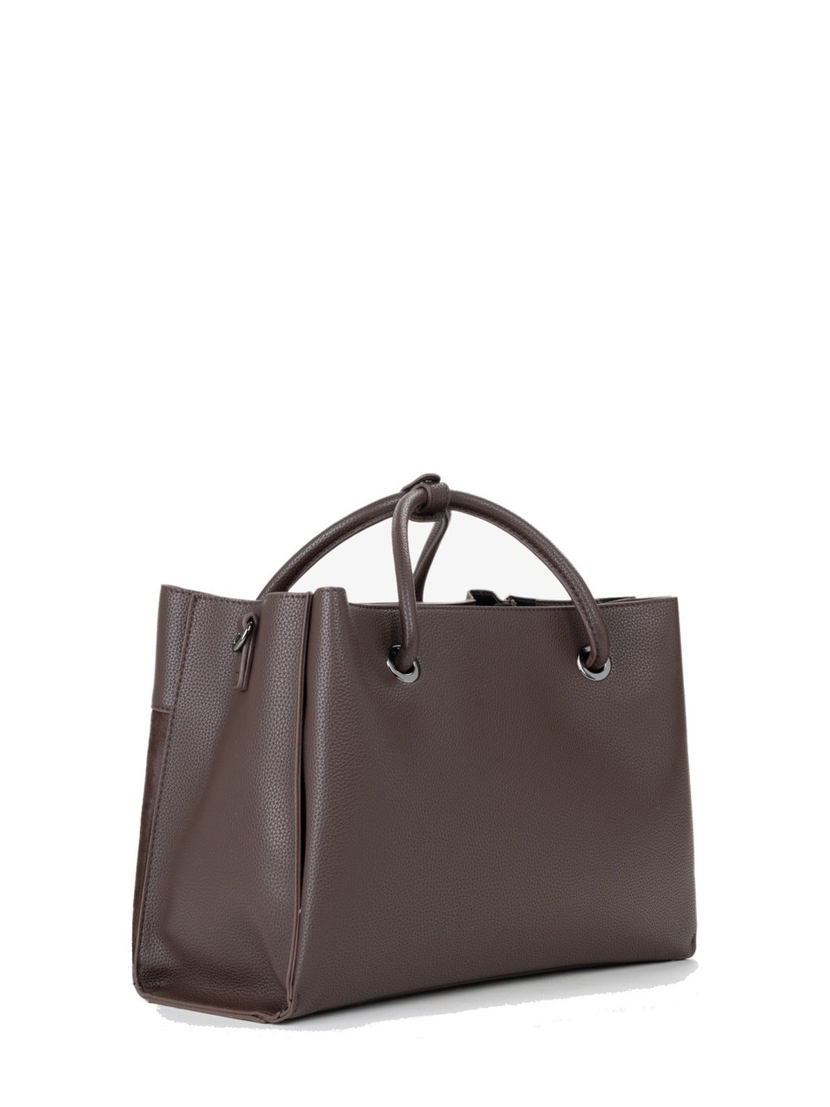 Women's Valentino Alexia Winter Shopping Bag In Dark Brown