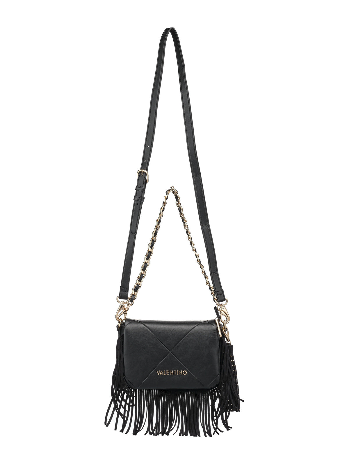 Women's Valentino Astrid Flap Bag In Black