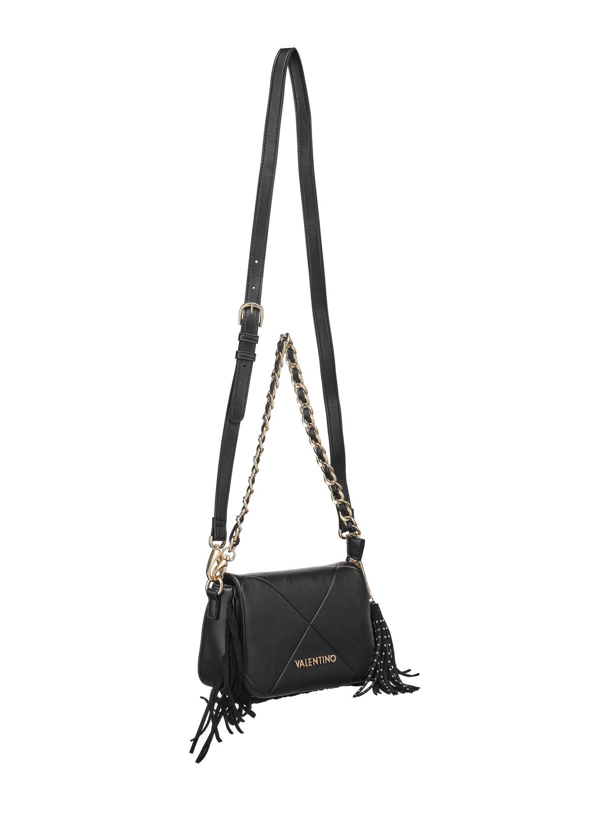 Women's Valentino Astrid Flap Bag In Black