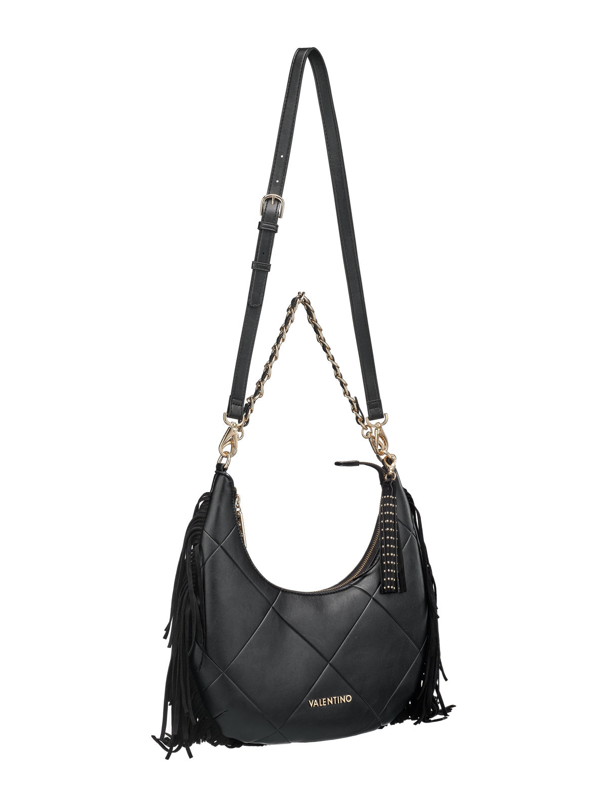 Women's Valentino Astrid Hobo Bag In Black