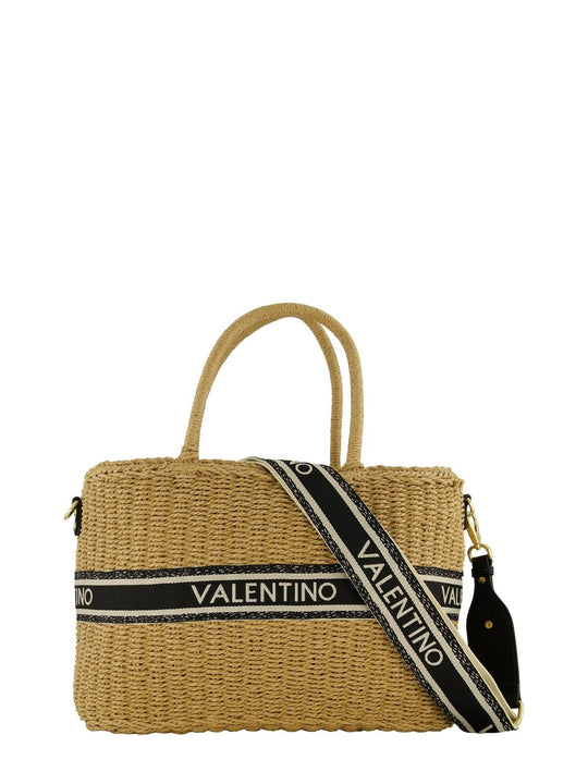 Women's Valentino Boho Shopper in Natural Black