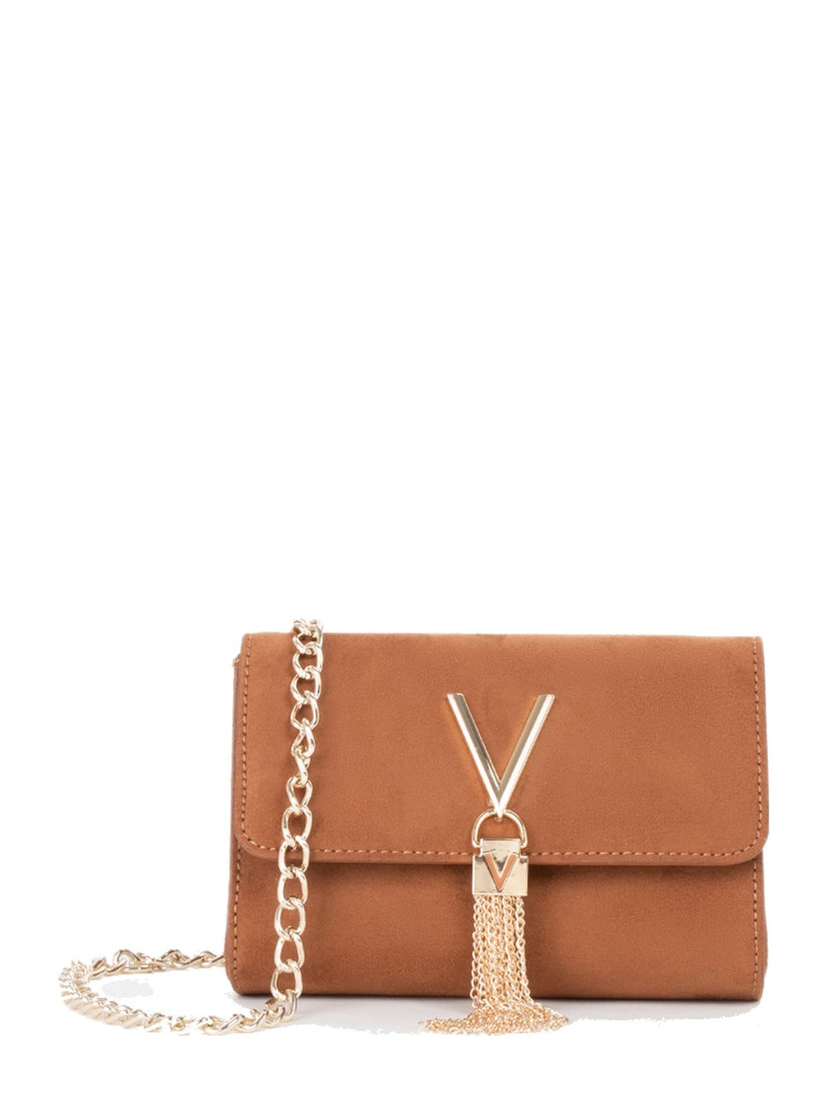 Women's Valentino Divina Winter Flap Bag In Cuoio