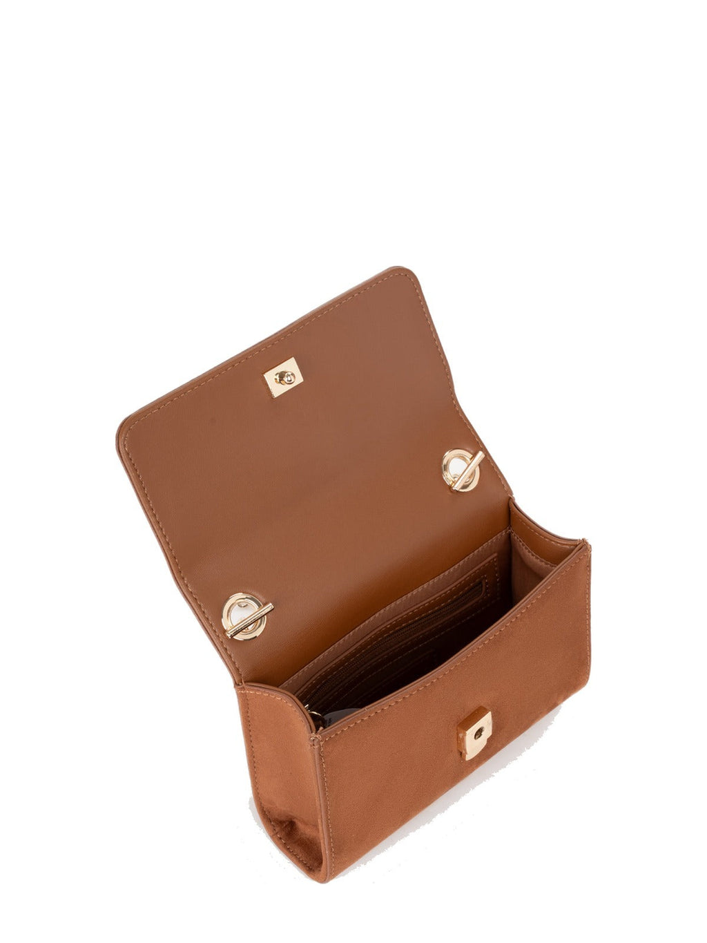 Women's Valentino Divina Winter Flap Bag In Cuoio