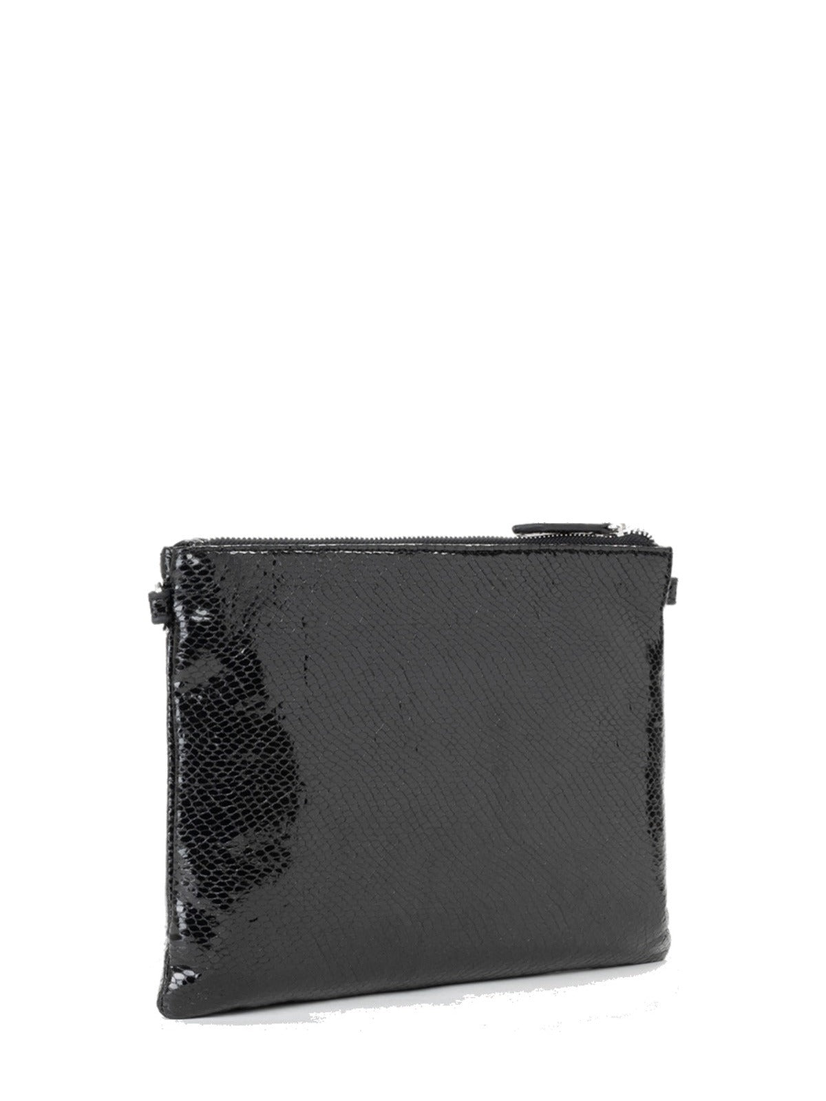 Women's Valentino Divina Winter Pochette Bag In Black