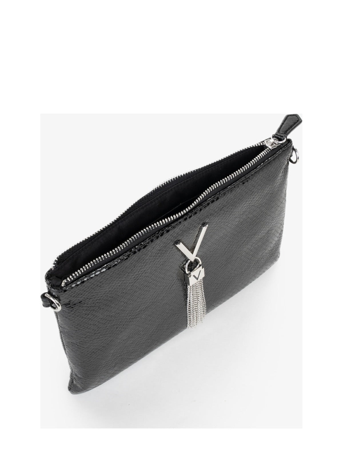 Women's Valentino Divina Winter Pochette Bag In Black