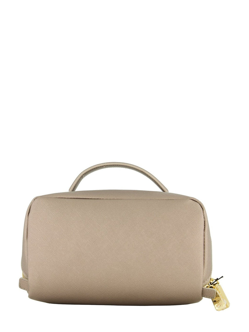 Women's Valentino Faby Metallic Grey Cosmetic Case