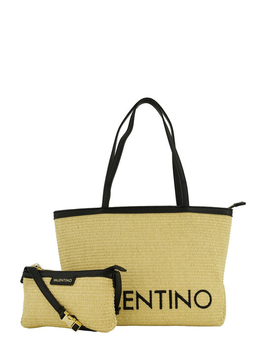 Women's Valentino Maiam Shopper in Natural Black