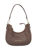 Women's Valentino Ocarina Winter Shoulder Bag In Dark Brown