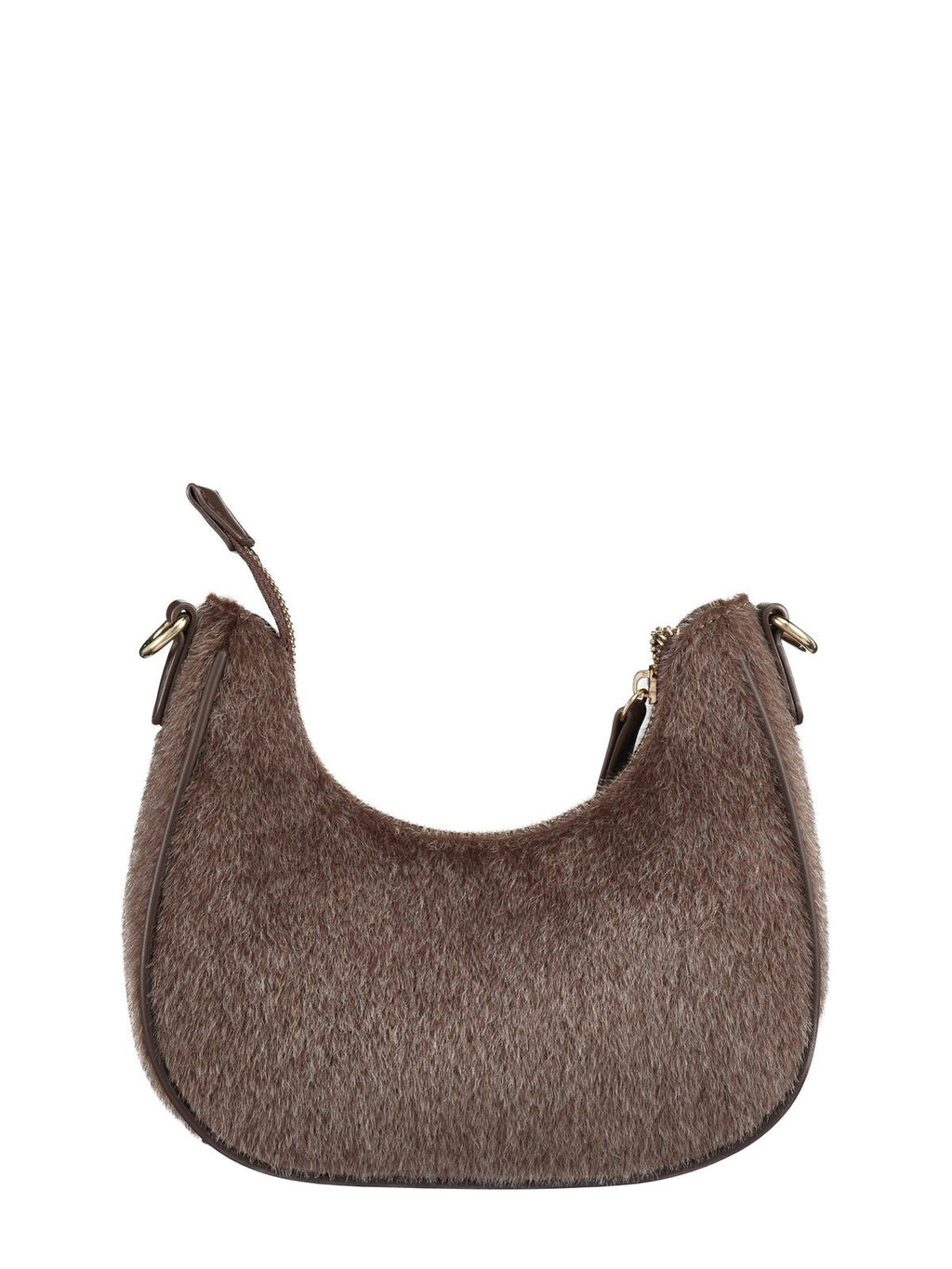 Women's Valentino Ocarina Winter Shoulder Bag In Dark Brown
