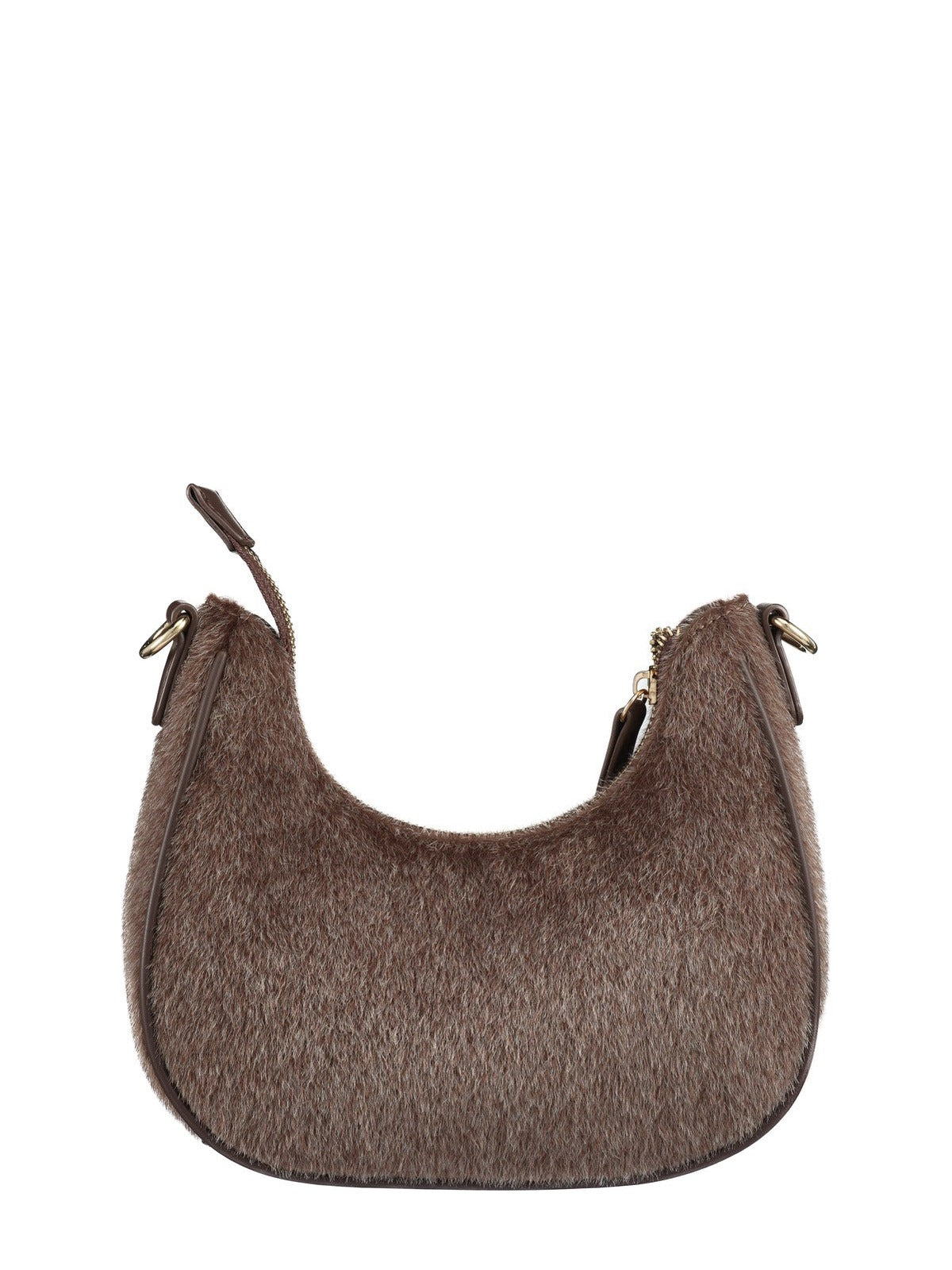Women's Valentino Ocarina Winter Shoulder Bag In Dark Brown