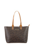 Women's Valentino Regina Re Shopping Bag In Dark Brown