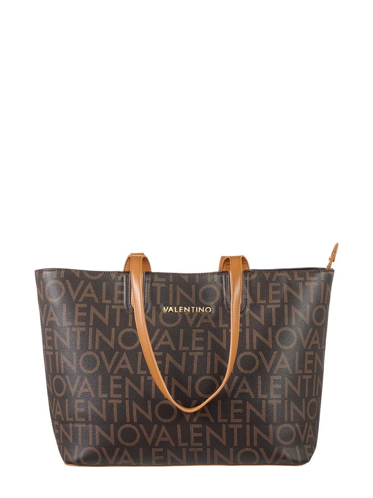 Women's Valentino Regina Re Shopping Bag In Dark Brown
