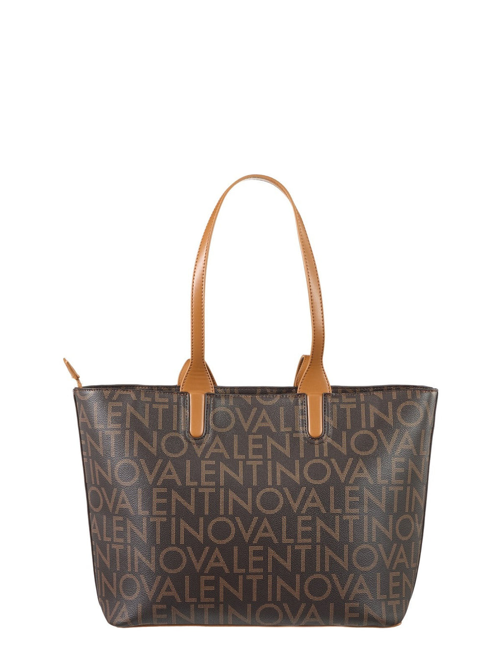 Women's Valentino Regina Re Shopping Bag In Dark Brown