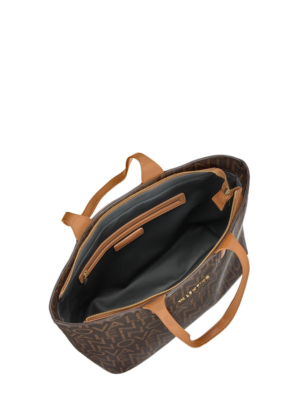 Women's Valentino Regina Re Shopping Bag In Dark Brown