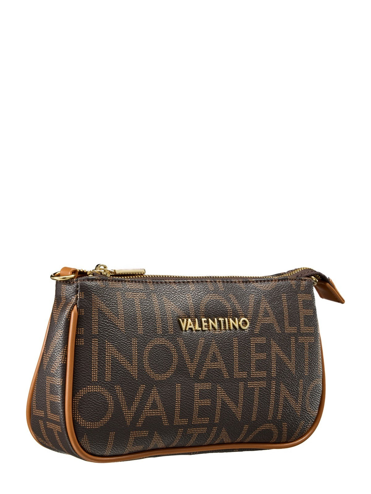 Women's Valentino Regina Re Shoulder Bag In Dark Brown