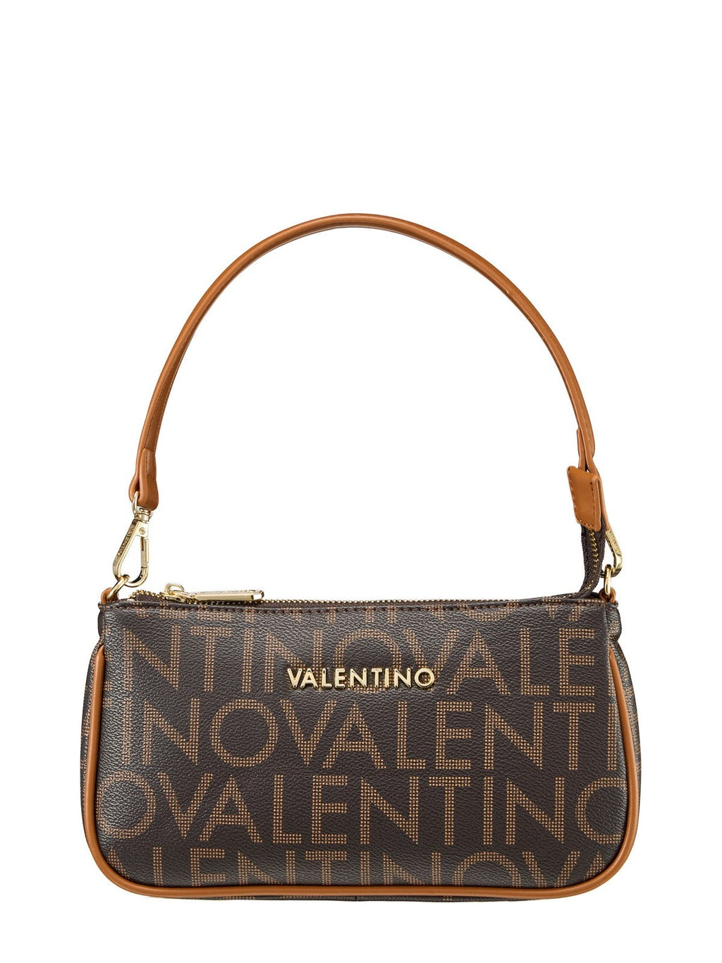 Women's Valentino Regina Re Shoulder Bag In Dark Brown