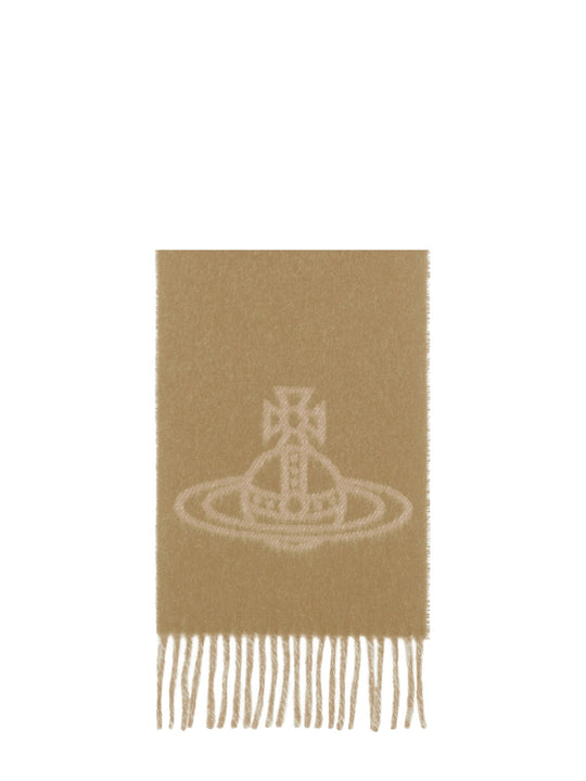Women's Vivienne Westwood 25X180cm Scarf Camel