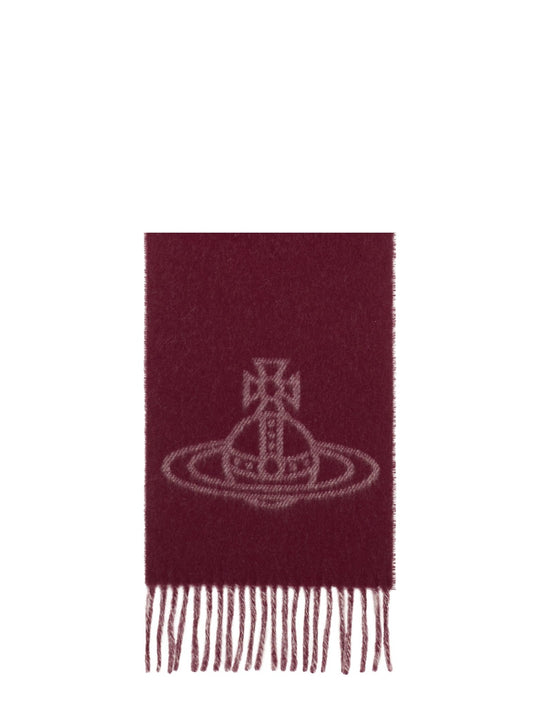 Women's Vivienne Westwood 25X180cm Scarf in Bordeaux