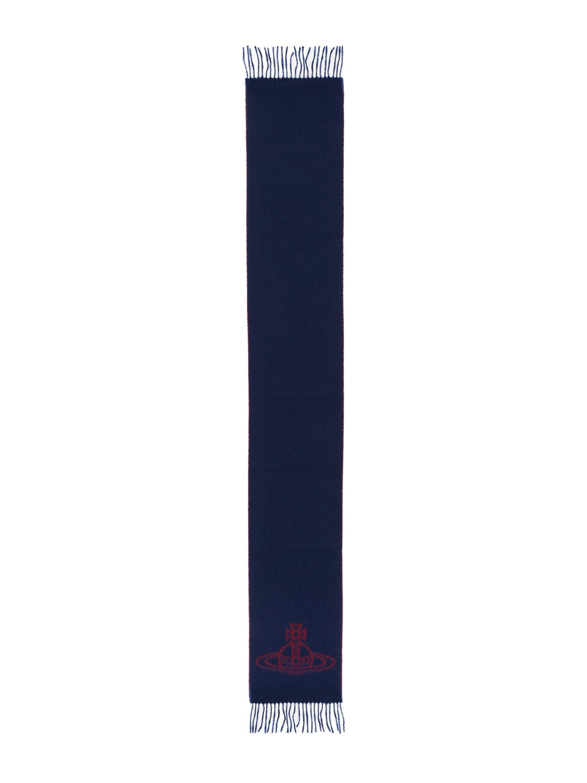 Womens Vivienne Westwood 25X185 Scarf Indigio Blue