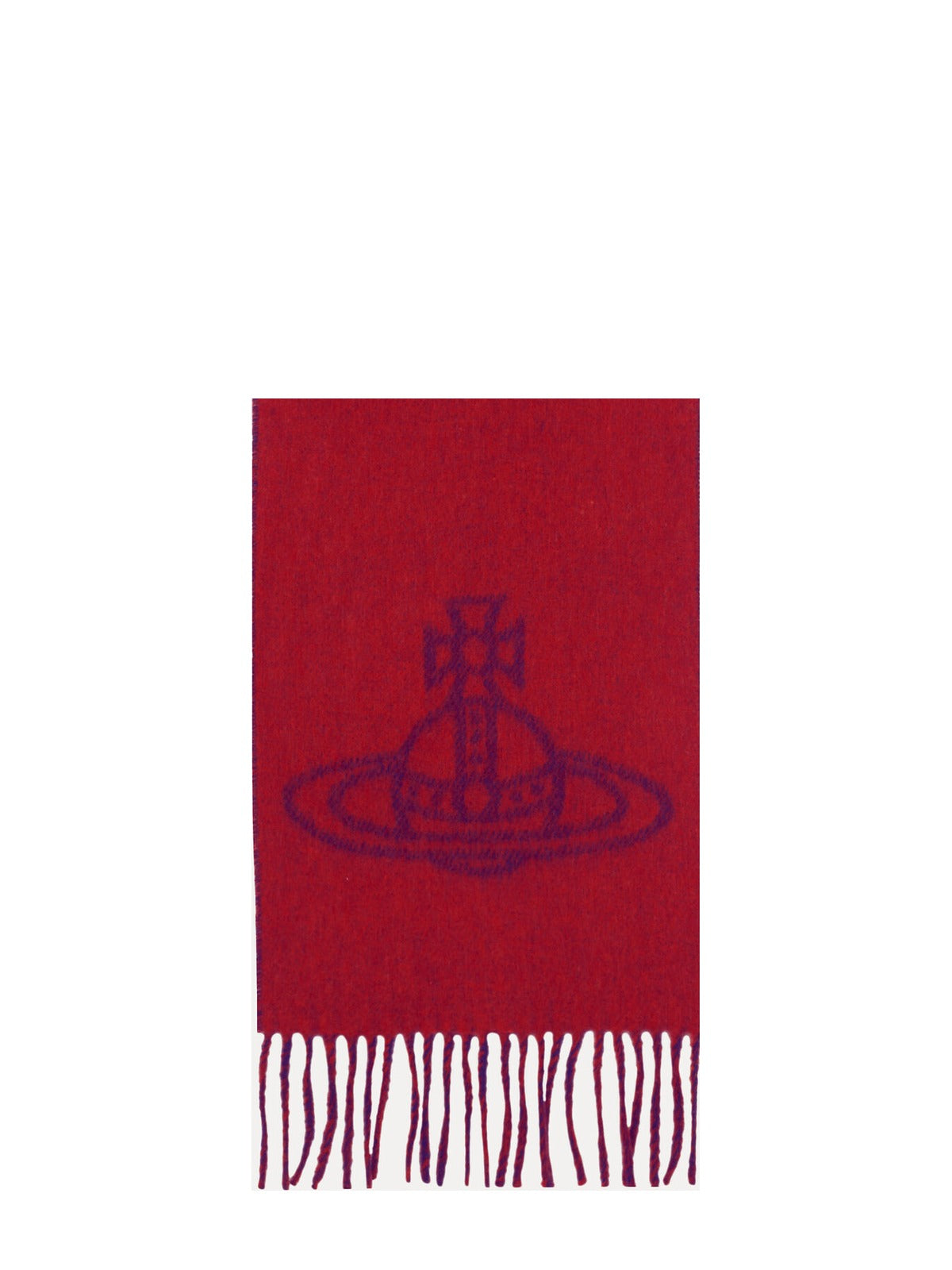 Womens Vivienne Westwood 25X185 Scarf Indigio Blue