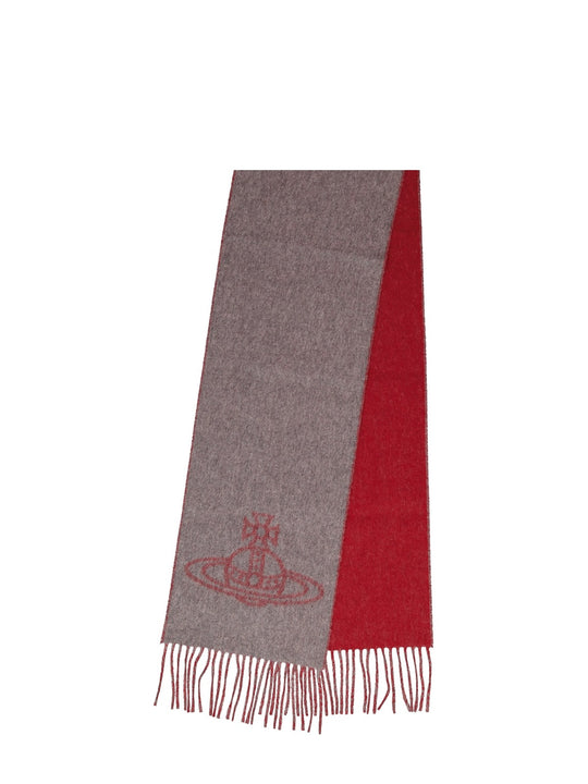 Womens Vivienne Westwood 25X185 Scarf Red Scarve