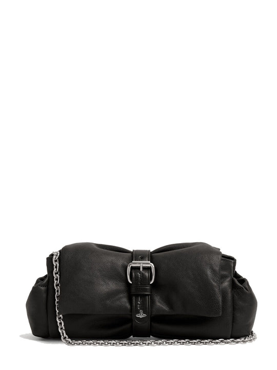 Women's Vivienne Westwood Hazel Treasure Clutch in Black