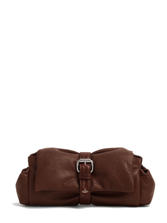 Women's Vivienne Westwood Hazel Treasure Clutch in Chestnut