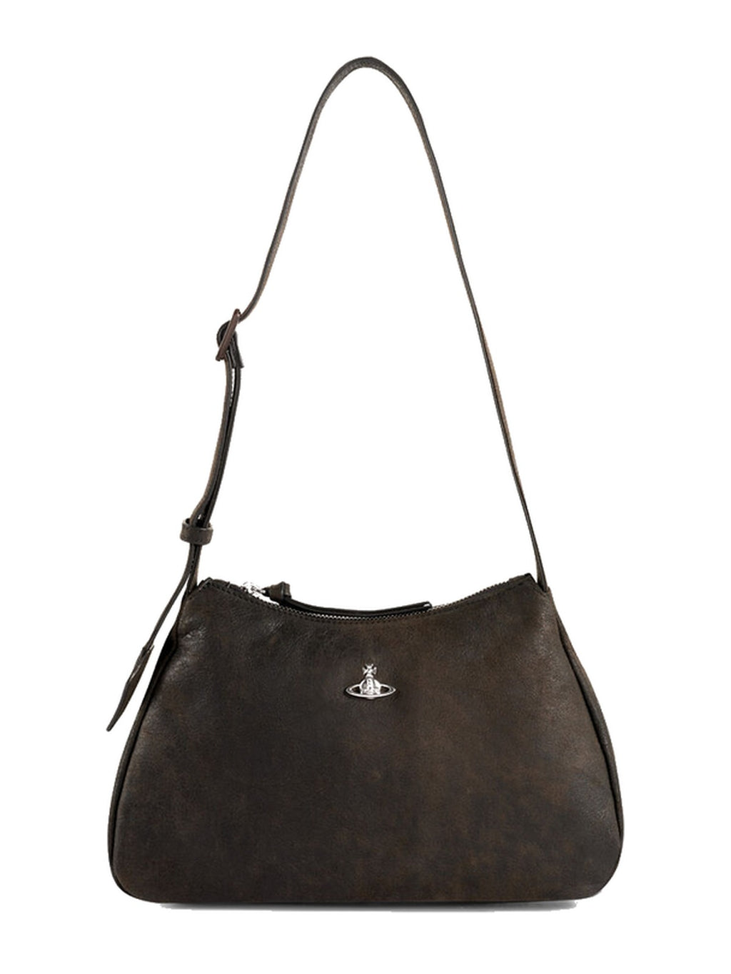 Womens Vivienne Westwood Kate Shoulder Bag in Dark Brown